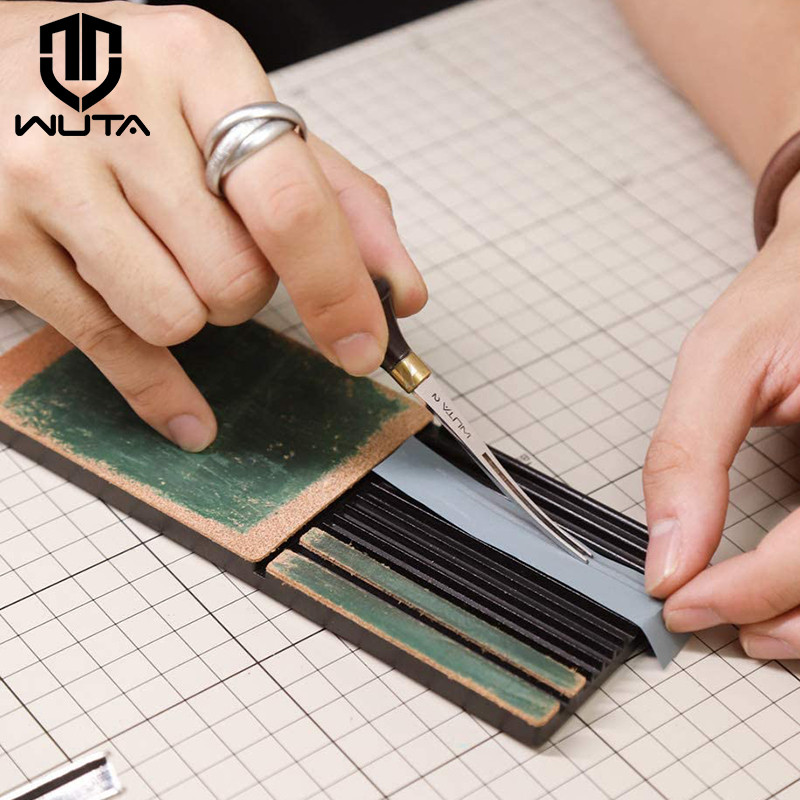 Leather Edge Beveler - WUTA Affilacoltelli Multifunzionale in Pelle, Strumento