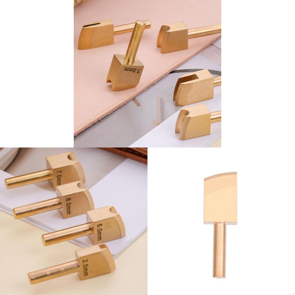 Leatherwork Edge Creaser - Strumento per piegare bordi in pelle