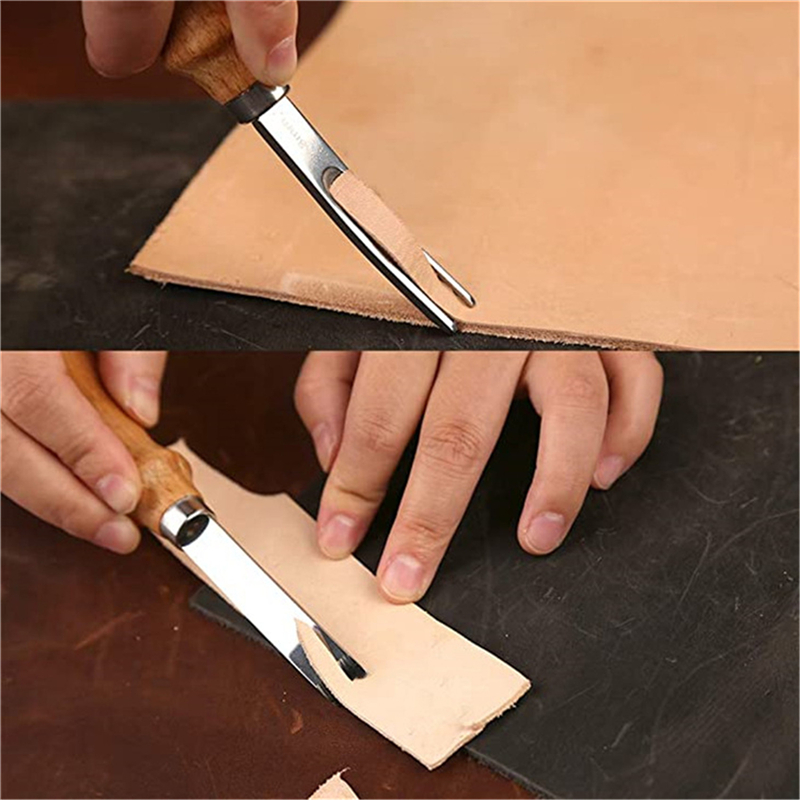 Leather Edge Beveler - Pratico smussatore per bordi artigianali in