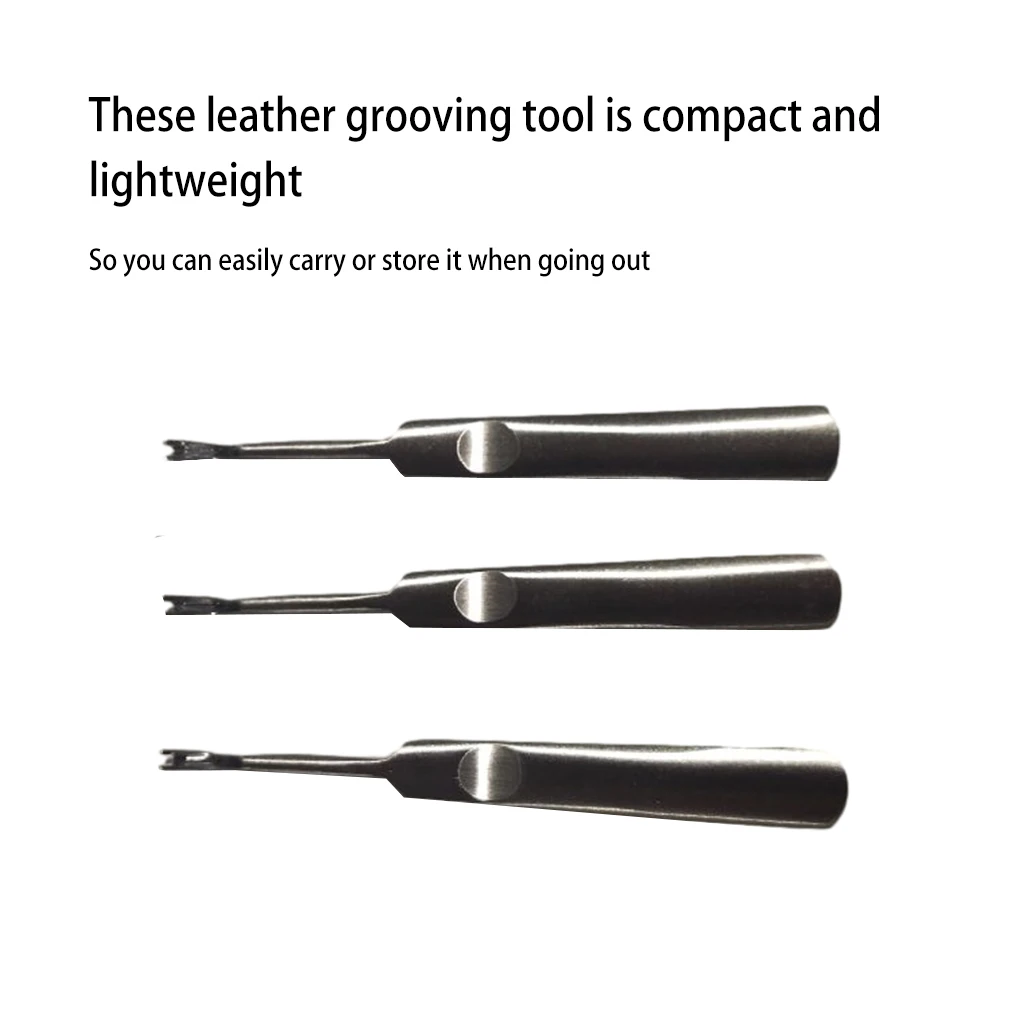 Kit di 3 attrezzi per scanalat - Leatherwork Edge Creaser recensione e prezzo