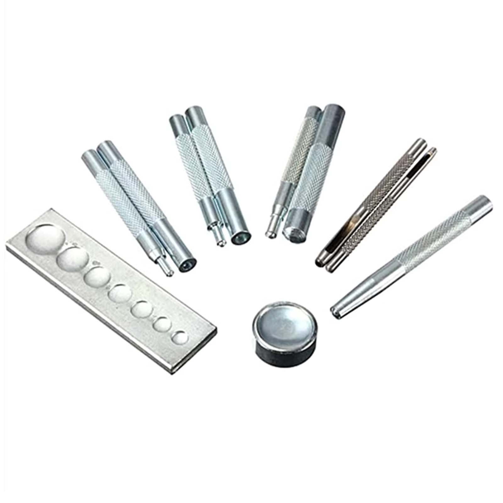 11 pezzi di rivetti a scatto,  - Leatherwork Rivet Setter recensione e prezzo