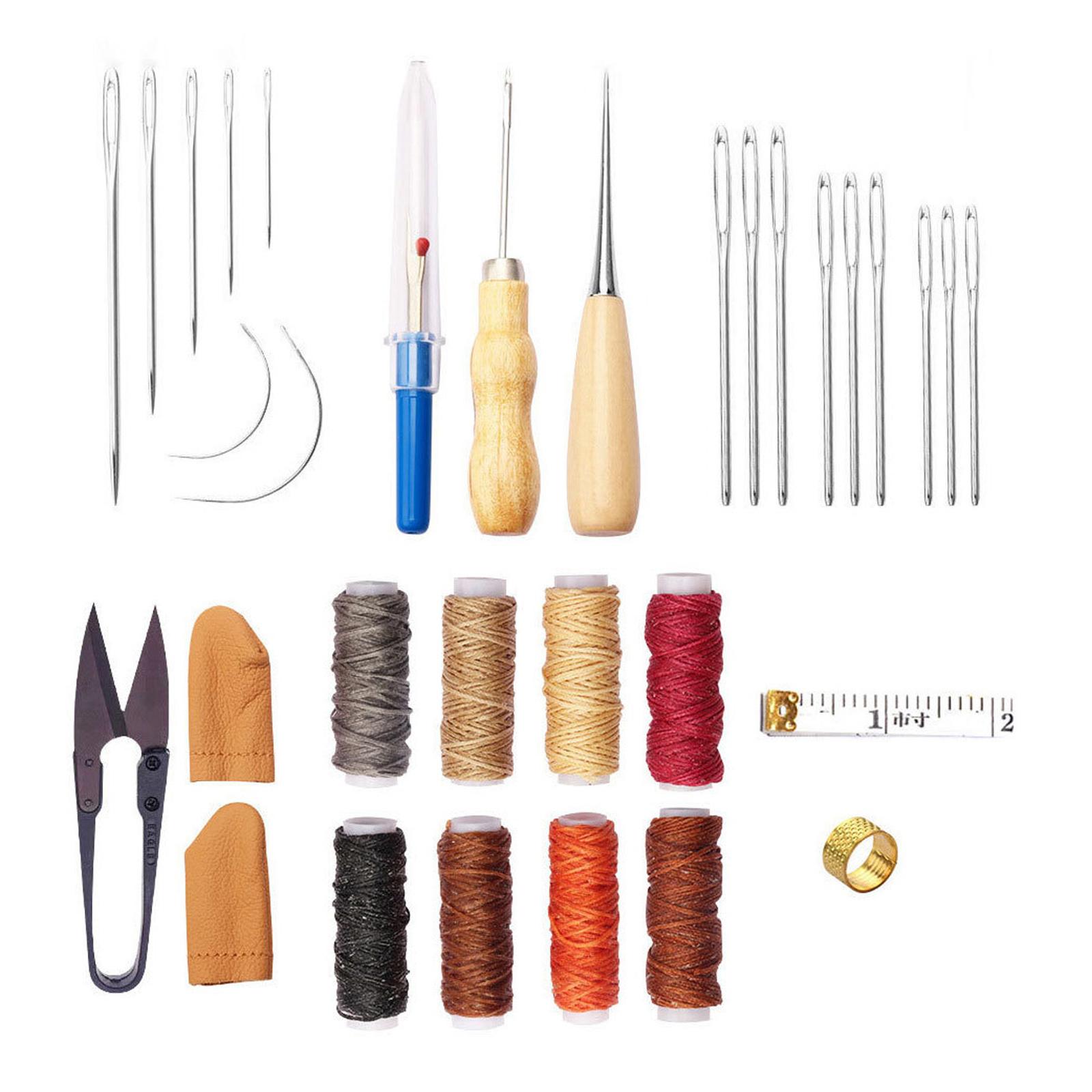 Kit di 32 Utensili per Lavoraz - Leatherwork Beginner Tools recensione e prezzo
