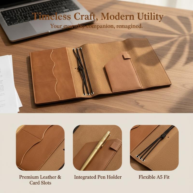 Organizer ricaricabile in pell - Leather Work Diary recensione e prezzo